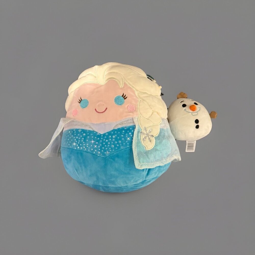 Squishmallows Disney Princess Frozen 10” Elsa & Olaf Tagalong Christmas READ!!!*